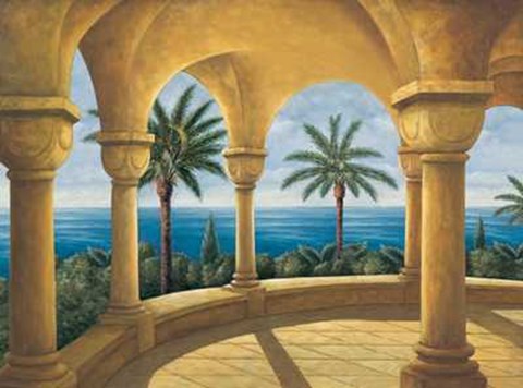 Framed Ocean View I Print