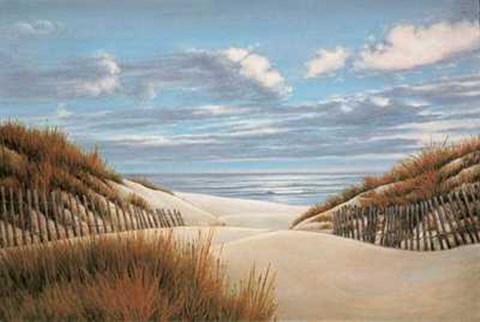 Framed To the Shore II Print