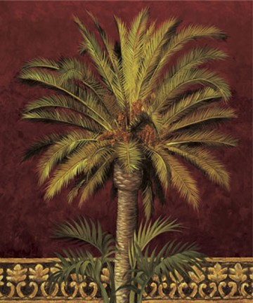 Framed Canary Palm Print