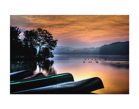 Framed French Creek Sunrise Print