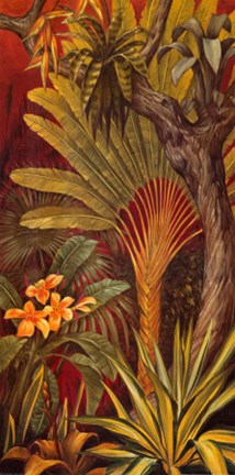 Framed Bali Garden II Print