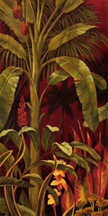 Framed Bali Garden I Print