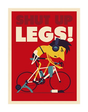 Framed Shut Up Legs Print