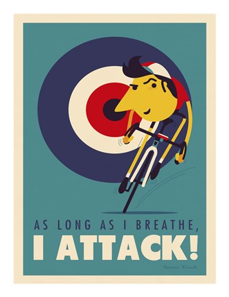 Framed Attack Print