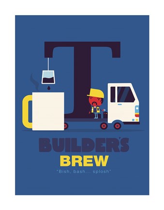 Framed Builders Brew Print