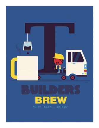 Framed Builders Brew Print