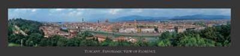 Framed Tuscany Panoramic View of Florence Print