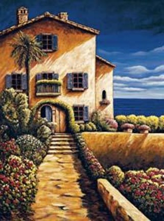 Framed Saint Tropez Print