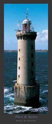 Framed Phare de Kereon Print