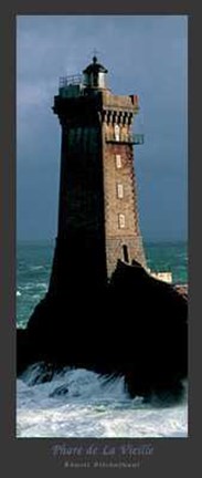 Framed Phare de la Vieille Print