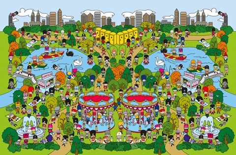 Framed Toy Soldiers - Park Print