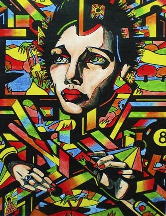 Framed Eightball Print