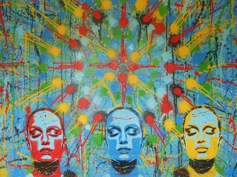 Framed Kaleidoscope Dreamers Print