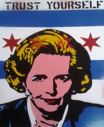 Framed Trust Yourself Print