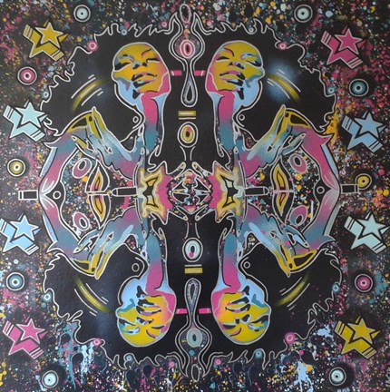 Framed Kaliedescope Dreams Print