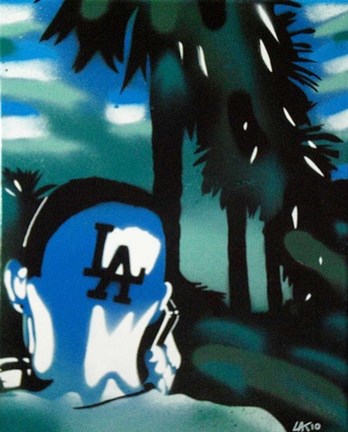 Framed L.A. Green Print