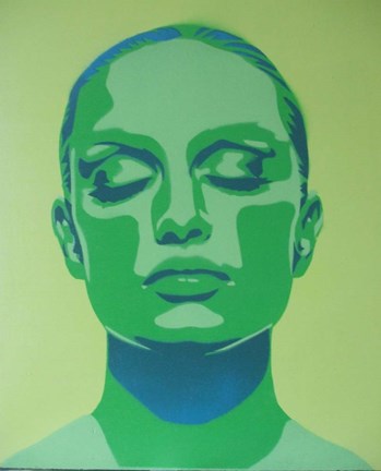 Framed Skin Deep Green Print