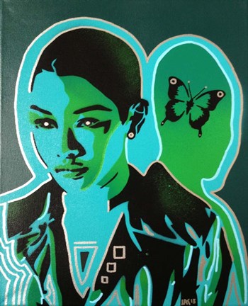 Framed Android V Butterfly Print