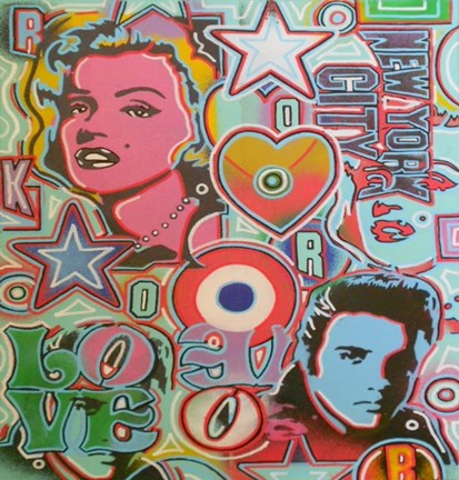 Framed Pop Mix Print