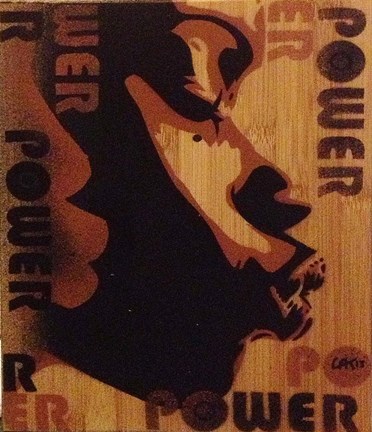 Framed Power Kiss Print