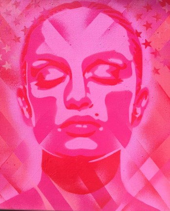 Framed Skin Deep Pinks Print