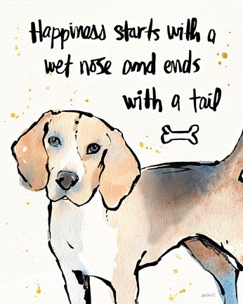 Framed Strike a Paws IV Print