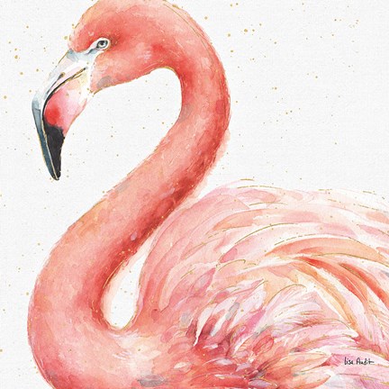 Framed Gracefully Pink III Print