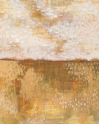 Framed Amber Horizon Print