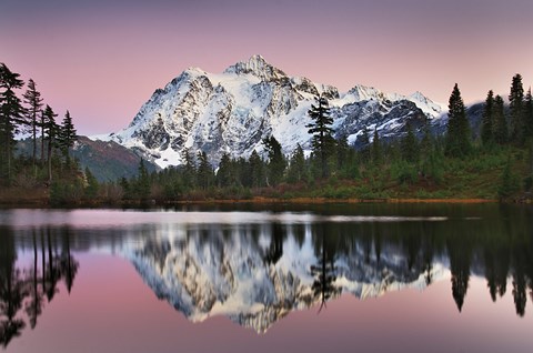 Framed Mount Shukan Reflection II Print