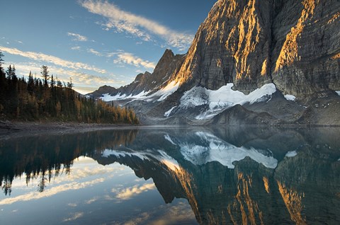 Framed Floe Lake Reflection III Print