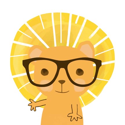 Framed Leo the Lion Print