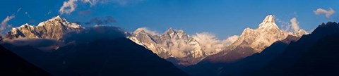 Framed Mt Everest, Ama Dablam, Khumbu, Himalayas, Nepal Print
