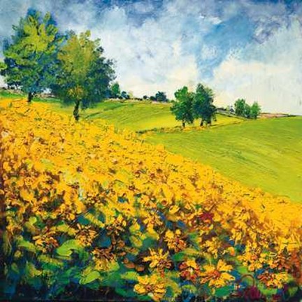 Framed Colle Fiorito Print