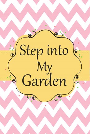 Framed Garden Welcome 2 Print