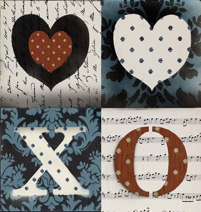 Framed 4-Up Love Print