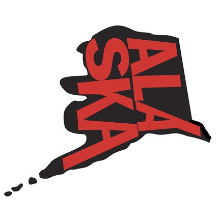 Framed Alaska Letters Print