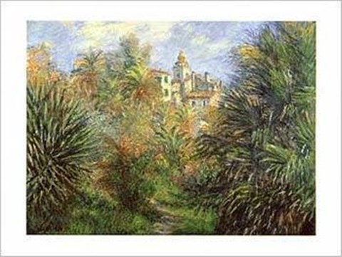 Framed Jardins de Bordighera Print