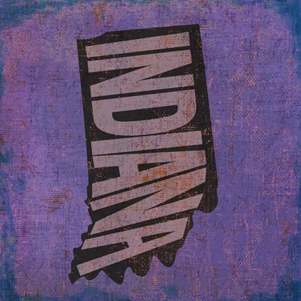 Framed Indiana Print