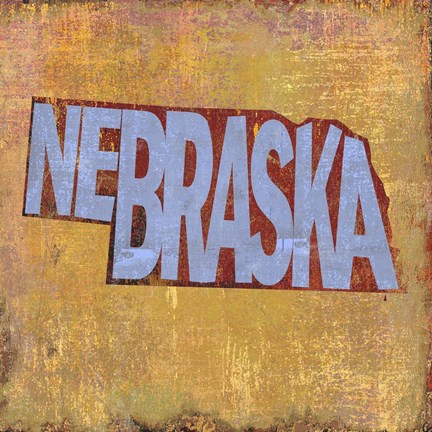 Framed Nebraska Print
