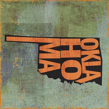 Framed Oklahoma Print