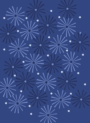 Framed Cool Blue 1 Print