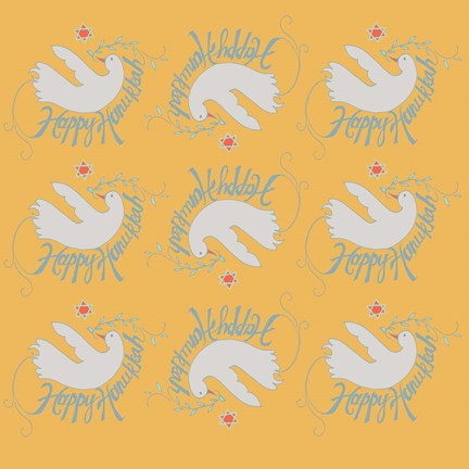 Framed Hanukkah 2 Print