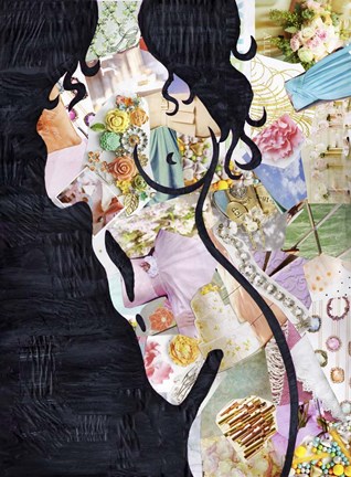 Framed Brunette Print