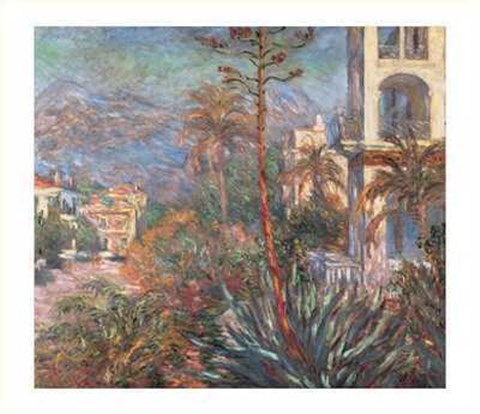 Framed Villas a Bordighera Print