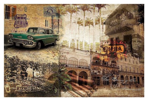 Framed Cuba Print