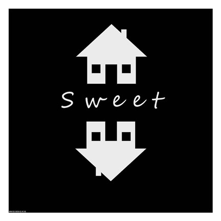 Framed Home Sweet Home Print