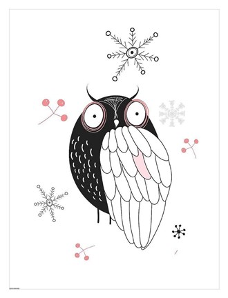Framed Owl II Print