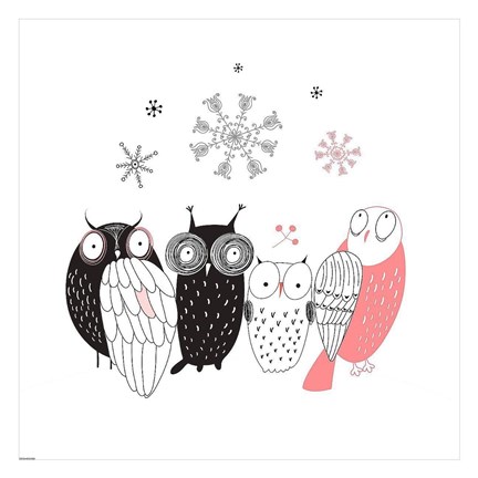 Framed Owl IV Print