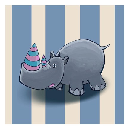 Framed Rhino Print