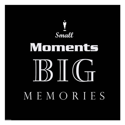 Framed Small Moments Print